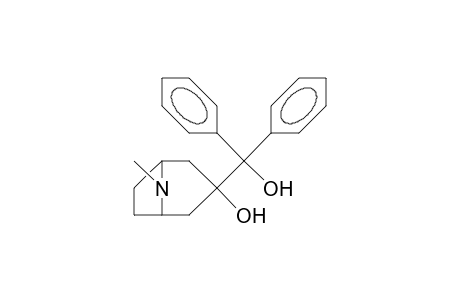 3a-(Hydroxy-diphenyl-methyl)-tropan-3b-ol