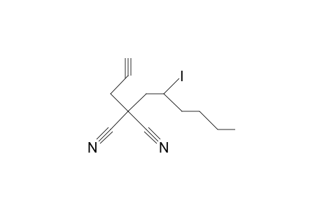 4,4-Dicyano-6-iodo-1-decyne