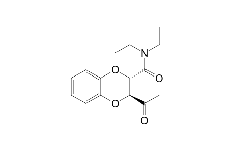 (2S,3S)-2-acetyl-N,N-diethyl-2,3-dihydro-1,4-benzodioxin-3-carboxamide
