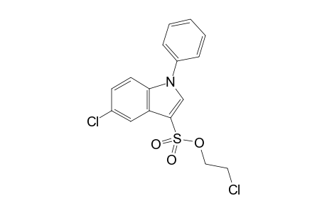 2-Chloroethyl 5-chloro-1-phenyl-1H-indole-3-sulfonate