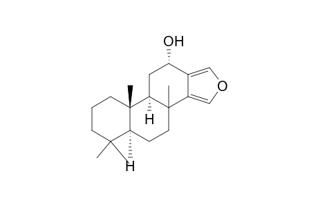 18-Nor-16-oxaandrosta-13(17),14-dien-12-ol, 4,4,8-trimethyl-, (5.alpha.,12.alpha.)-(.+-.)-