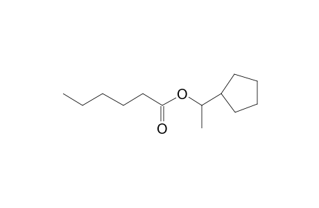 Hexanoic acid, 1-cyclopentylethyl ester