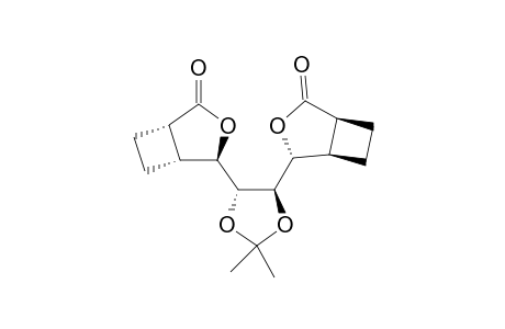 (1S,1'S,4R,4'R,5R,5'R) and (1S,1'R,4R,4'R,5R,5'S)-4,4'-[(1R,2R)-1,2-di-O-isopropylidenedioxyethane-1,2-diyl]bis(3-oxabicyclo[3.2.0]heptan-2-one)