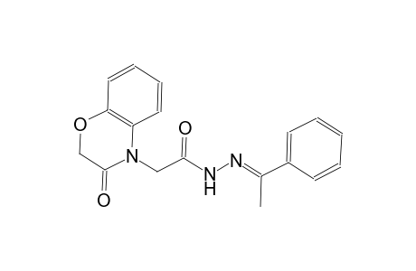 2-(3-oxo-2,3-dihydro-4H-1,4-benzoxazin-4-yl)-N'-[(E)-1-phenylethylidene]acetohydrazide