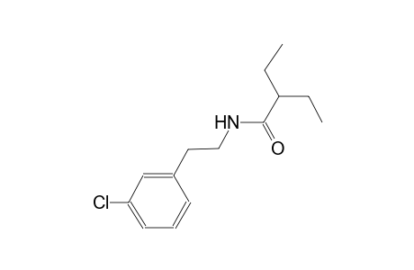 N-[2-(3-chlorophenyl)ethyl]-2-ethylbutanamide