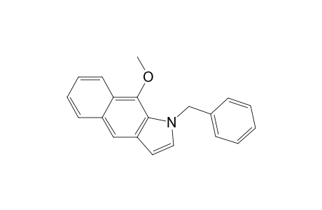 1-benzyl-9-methoxy-benzo[f]indole
