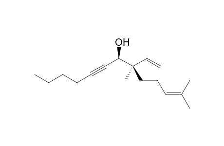 (6R*,7S*)-2,6-Dimethyl-6-ethenyltridec-2-en-8-yn-7-ol