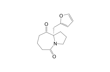 (S)-9a-(furan-2-ylmethyl)hexahydro-5H-pyrrolo[1,2-a]azepine-5,9(6H)-dione