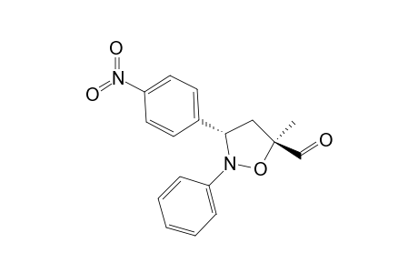 5-METHYL-3-(4-NITROPHENYL)-2-PHENYL-ISOXAZOLIDINE-5-CARBALDEHYDE