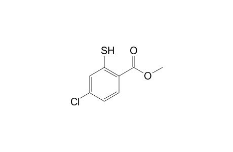 4-chloro-2-mercapto-benzoic acid methyl ester