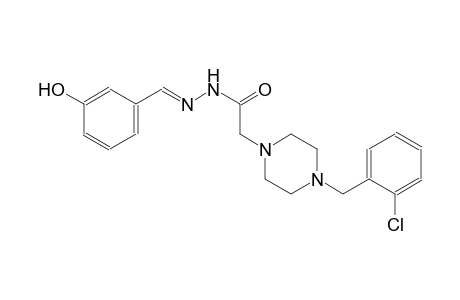 1-piperazineacetic acid, 4-[(2-chlorophenyl)methyl]-, 2-[(E)-(3-hydroxyphenyl)methylidene]hydrazide