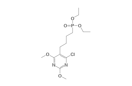 DIETHYL-4-(6-CHLORO-2,4-DIMETHOXYPYRIMIDIN-5-YL)-1-BUTYLPHOSPHONATE