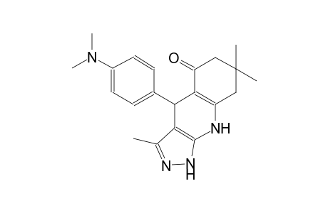 4-(4-Dimethylaminophenyl)-3,7,7-trimethyl-2,4,6,8-tetrahydro-1H-pyrazolo[3,4-b]quinolin-5-one