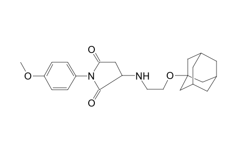 3-[2-(1-adamantyloxy)ethylamino]-1-(4-methoxyphenyl)pyrrolidine-2,5-dione