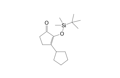 2-(tert-Butyl-dimethyl-silanyloxy)-bicyclopentyl-1-en-3-one