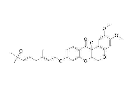 GRIFFONIANONE-A;4',5'-DIMETHOXY-3-HYDROXY-7-O-[(E)-3,7-DIMETHYL-7-HYDROXYOCTA-2,5-DIENYL]