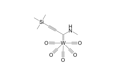 Pentacarbonyl[(1-methylamino-3-trimethylsilyl)propynylidene]tungsten