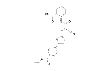 benzoic acid, 2-[[(2E)-2-cyano-3-[5-[4-(ethoxycarbonyl)phenyl]-2-furanyl]-1-oxo-2-propenyl]amino]-