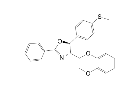 (4S,5S)-5-(2-Methoxyphenoxymethyl)-4-(4-methylthiophenyl)-2-phenyl-2-oxazoline