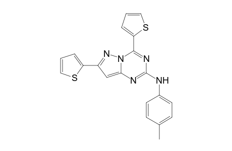 4,7-Di(2-thienyl)-2-p-toluidinopyrazolo[1,5-a][1,3,5]triazine