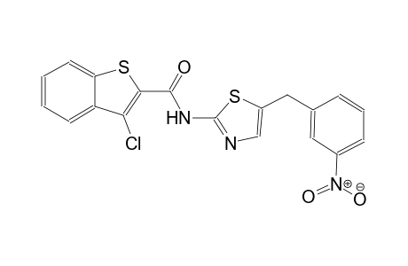 benzo[b]thiophene-2-carboxamide, 3-chloro-N-[5-[(3-nitrophenyl)methyl]-2-thiazolyl]-