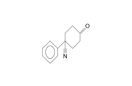 4-Oxo-1-phenylcyclohexanecarbonitrile