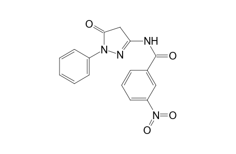 3-Nitro-N-(5-oxo-1-phenyl-4,5-dihydro-1H-pyrazol-3-yl)-benzamide