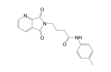 5H-pyrrolo[3,4-b]pyridine-6-butanamide, 6,7-dihydro-N-(4-methylphenyl)-5,7-dioxo-