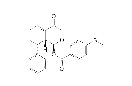 (1S,8R,8aR) 4-oxo-8-phenyl-3,4,8,8a-tetrahydro-1H-isochromen-1-yl 4-(methylthio)benzoate