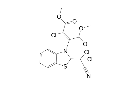 Dimethyl (2Z)-2-Chloro-3-{2-[dichloro(cyano)methyl]benzothiazol-3(2H)-yl}but-2-enedioate