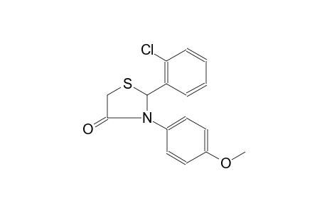 2-(2-Chlorophenyl)-3-(4-methoxyphenyl)-1,3-thiazolidin-4-one