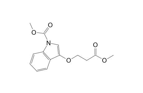 3-(2-Carbomethoxyethoxy)-1-carbomethoxy-1H-indole