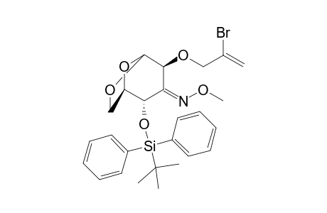 (Z)-1,6-Anhydro-4-O-(tert-butyldiphenylsilyl)-3-deoxy-3-methoxyimine-2-O-(2'-bromoprop-2'-enyl)-.beta.,D-arabino-hexopyranose