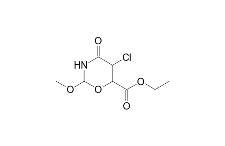 5-Chloro-2-methoxy-4-oxo-1,3-oxazin-6-ethyl carboxylate