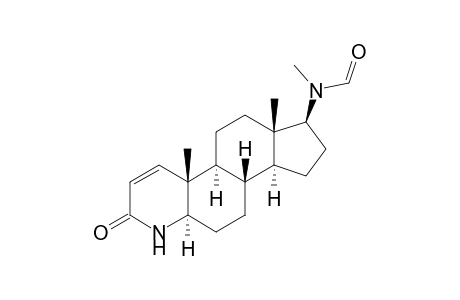 N-[(1S,3aS,3bS,5aR,9aR,9bS,11aS)-7-keto-9a,11a-dimethyl-1,2,3,3a,3b,4,5,5a,6,9b,10,11-dodecahydroindeno[5,4-f]quinolin-1-yl]-N-methyl-formamide