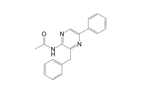 N-(3-benzyl-5-phenyl-pyrazin-2-yl)acetamide