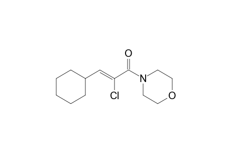 N-[(2'-Cyclohexyl-1'-chloroethenyl)carbonyl}-morpholine