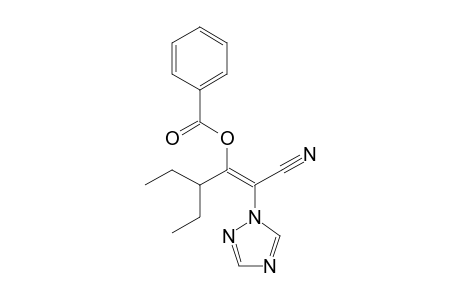 1H-1,2,4-Triazole-1-acetonitrile, alpha-[1-(benzoyloxy)-2-ethylbutylidene]-