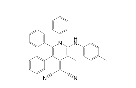 [3-Methyl-1-(4-methylphenyl)-2-(4-methylphenylamino)-5,6-diphenyl-4(1H)-pyridinylidene]propanedinitrile