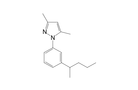 3,5-Dimethyl-1-[3-(pentan-2-yl)phenyl]-1H-pyrazole