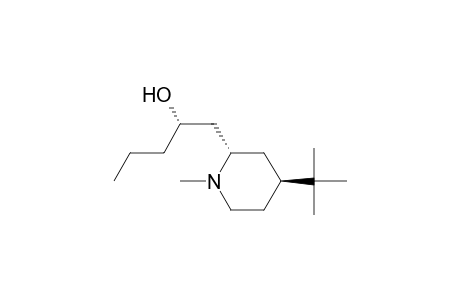 2-Piperidineethanol, 4-(1,1-dimethylethyl)-1-methyl-.alpha.-propyl-, [2.alpha.(R*),4.beta.]-(.+-.)-