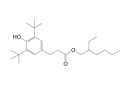 2-Ethylhexyl 3-(3,5-ditert-butyl-4-oxidanyl-phenyl)propanoate