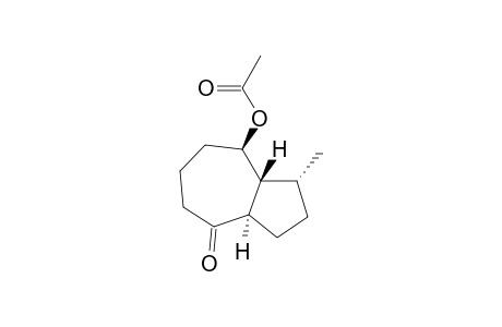 4(2H)-Azulenone, 8-(acetyloxy)octahydro-1-methyl-, [1R-(1.alpha.,3a.alpha.,8.beta.,8a.beta.)]-