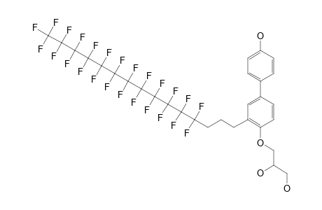 3-[4'-HYDROXY-3-(1H,1H,2H,2H,3H,3H-PERFUOROPENTADECYL)-BIPHENYL-4-YLOXY]-PROPANE-1,2-DIOL