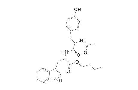 Butyl 2-([2-(acetylamino)-3-(4-hydroxyphenyl)propanoyl]amino)-3-(1H-indol-3-yl)propanoate