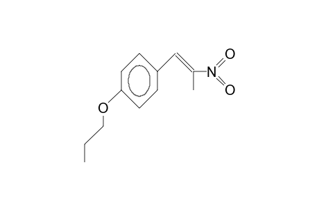 trans-B-Methyl-B-nitro-4-propoxy-styrene