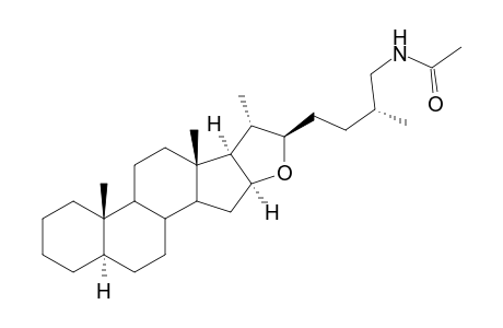 Acetamide, N-[(5.alpha.,22.beta.,25R)-furostan-26-yl]-