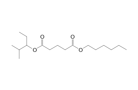 Glutaric acid, hexyl 2-methylpent-3-yl ester