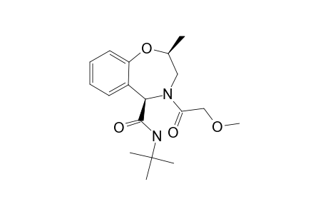 N-(TERT.-BUTYL)-4-(2-METHOXYACETYL)-2-METHYL-2,3,4,5-TETRAHYDROBENZO-[F]-[1,4]-OXAZEPINE-5-CARBOXAMIDE;MAJOR-ROTAMER