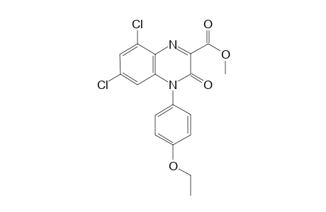 Methyl 6,8-Dichloro-4-(4-ethoxyphenyl)-3,4-dihydro-3-oxoquinoxaline-2-carboxylate
